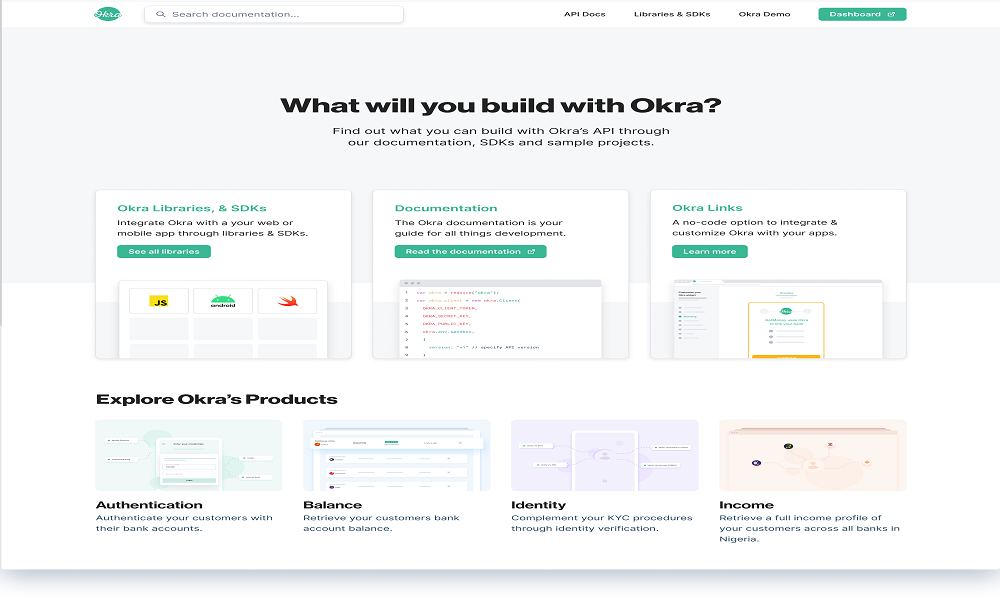 OKRA DASHBOARD